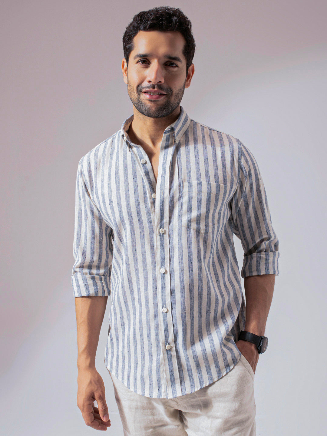 Any 2 Stripes/Checks Shirts @2299/-