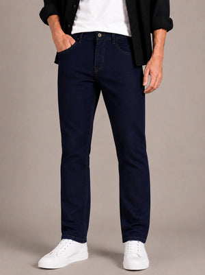 Navy Blue Slim Fit Jeans