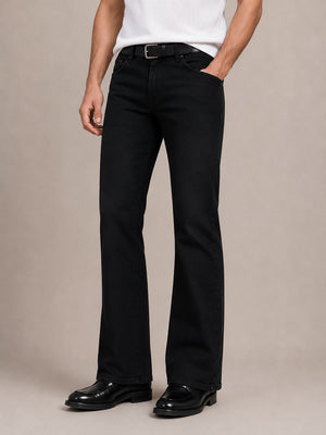 Jet Black Bootcut Jeans
