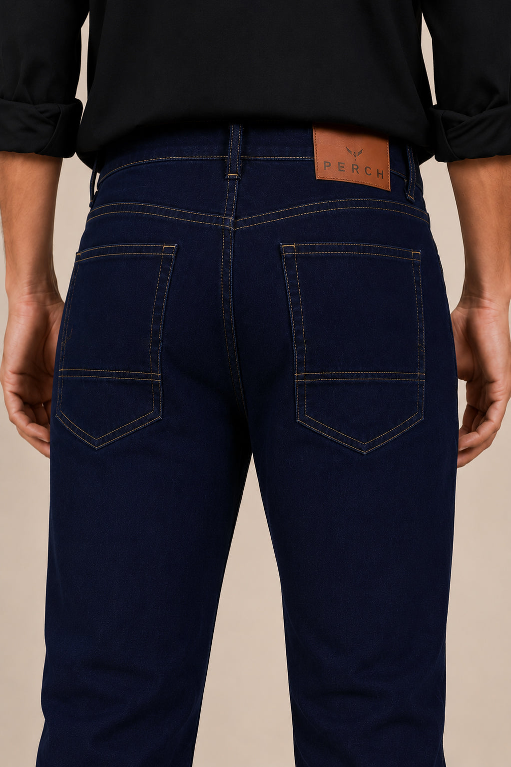 Navy Blue Slim Fit Jeans