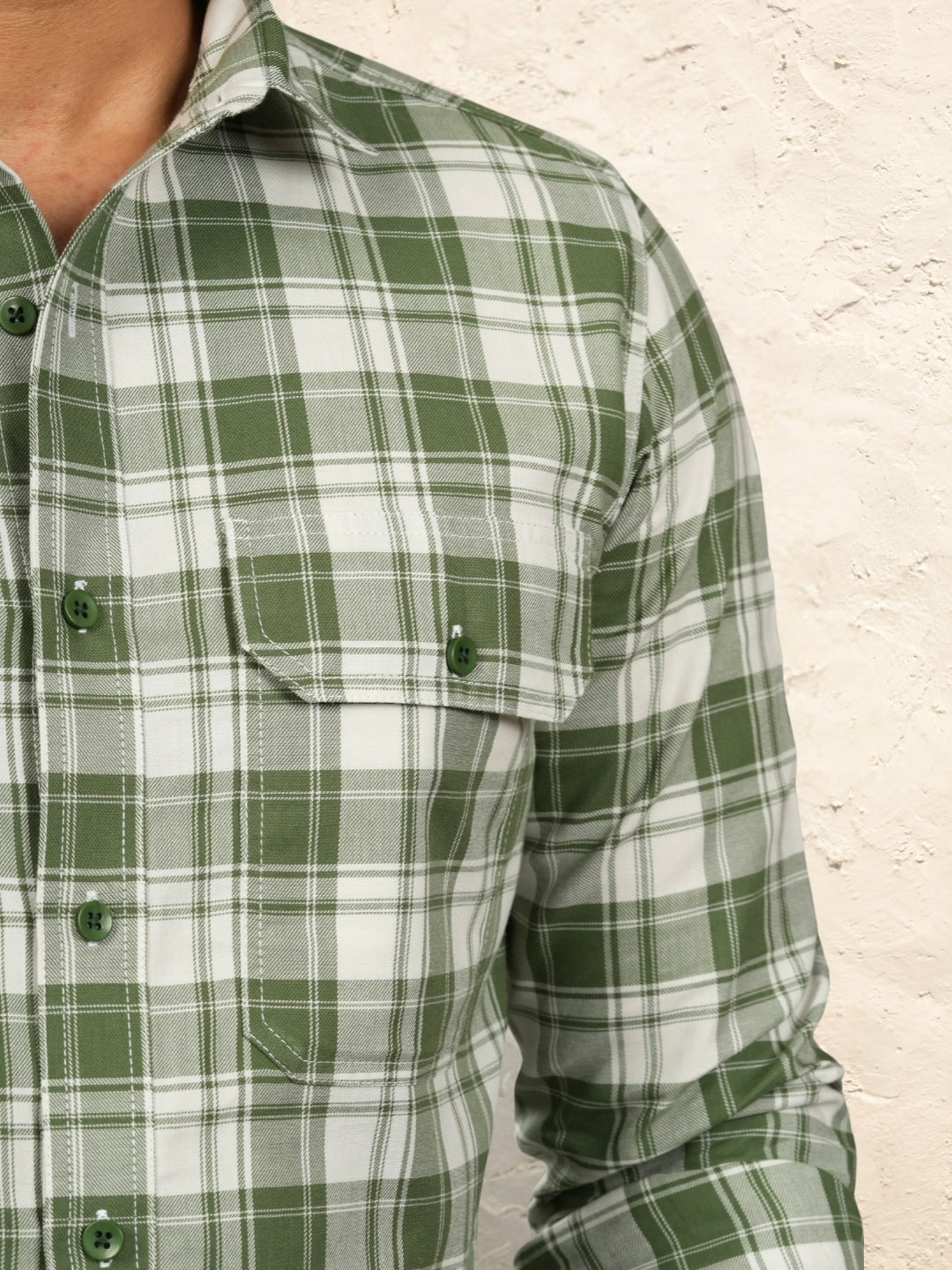 Forrest Green checks shirt