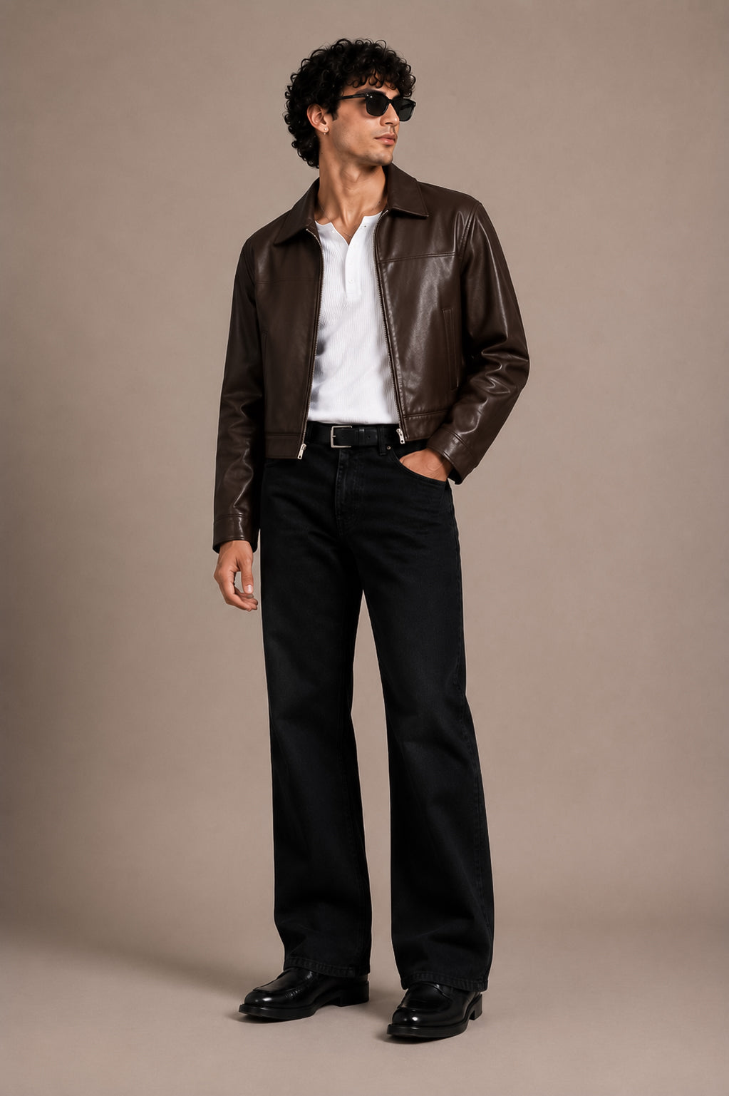 Jet Black Bootcut Jeans