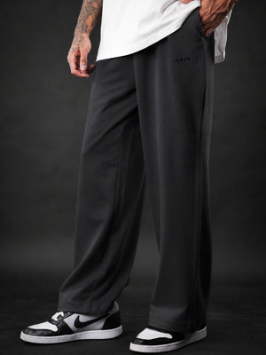Dark Grey Mid Rise Cotton Jogger for Men & Women