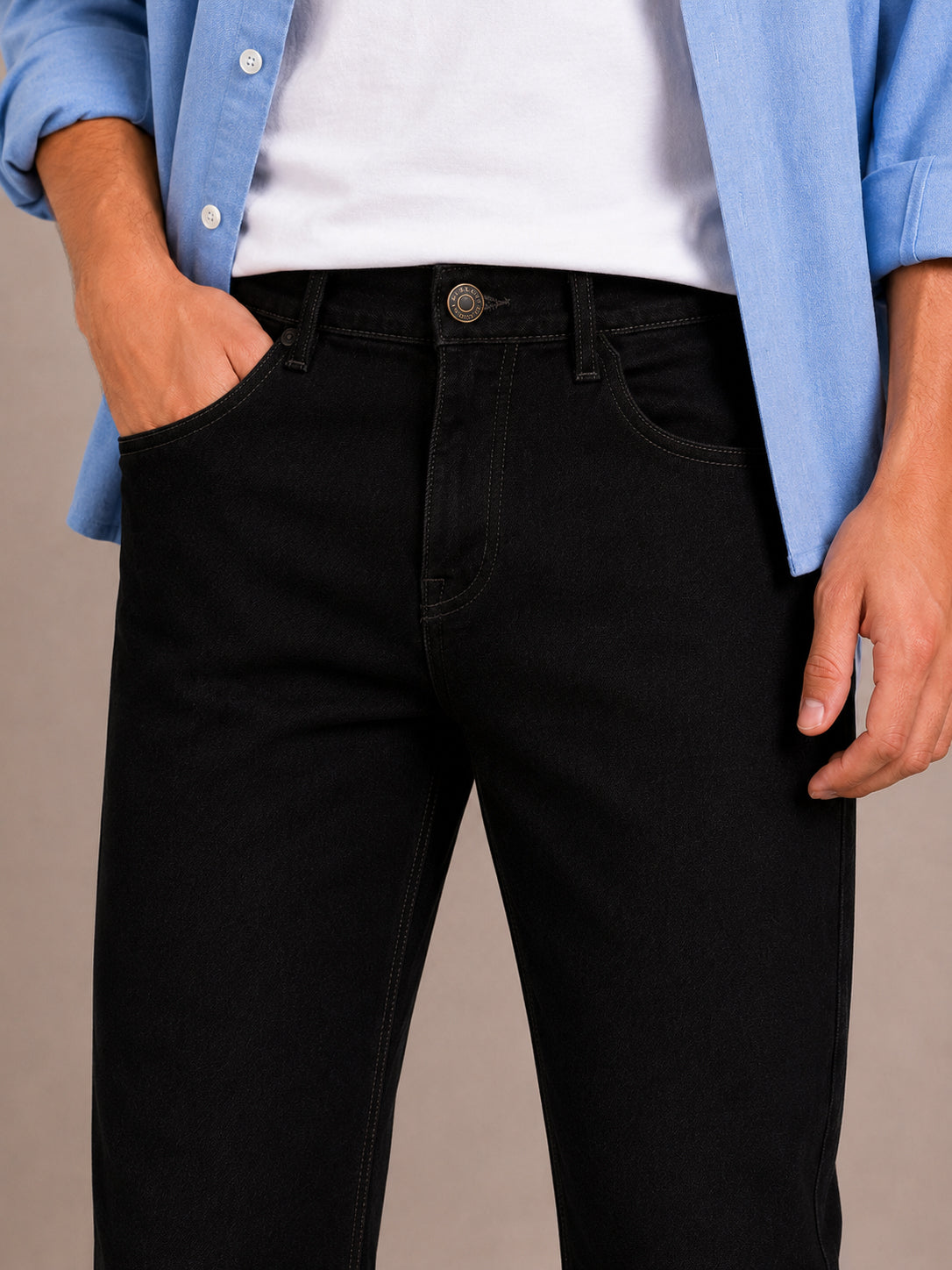 Jet Black Slim Fit Jeans