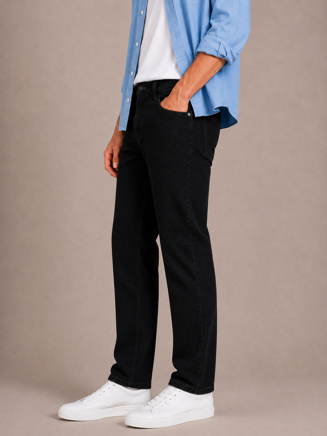 Jet Black Slim Fit Jeans