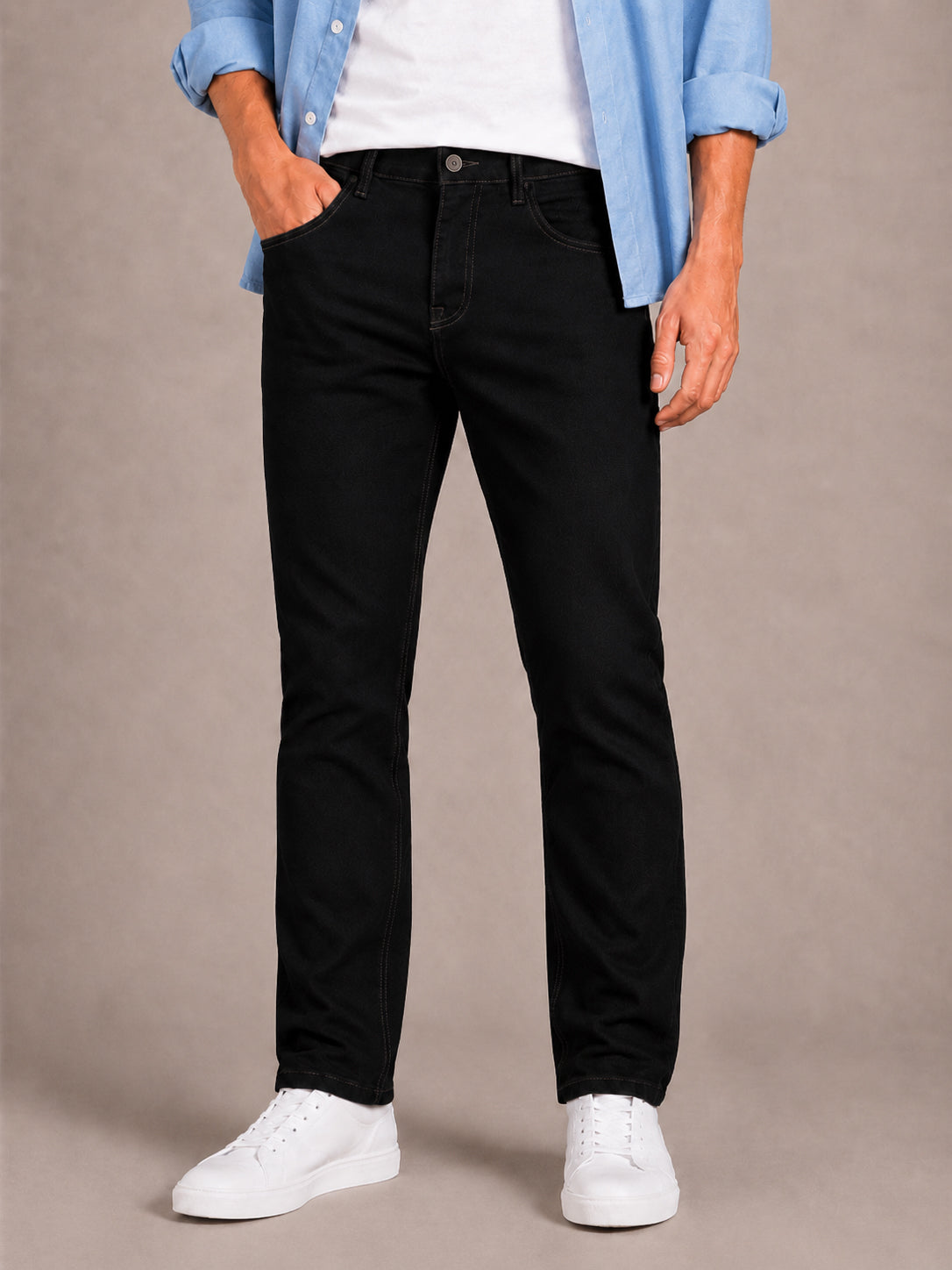 Jet Black Slim Fit Jeans