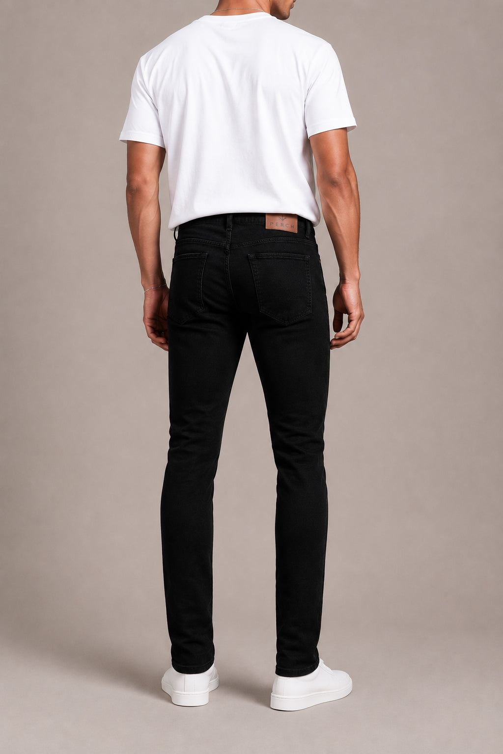Jet Black Skinny Fit Jeans