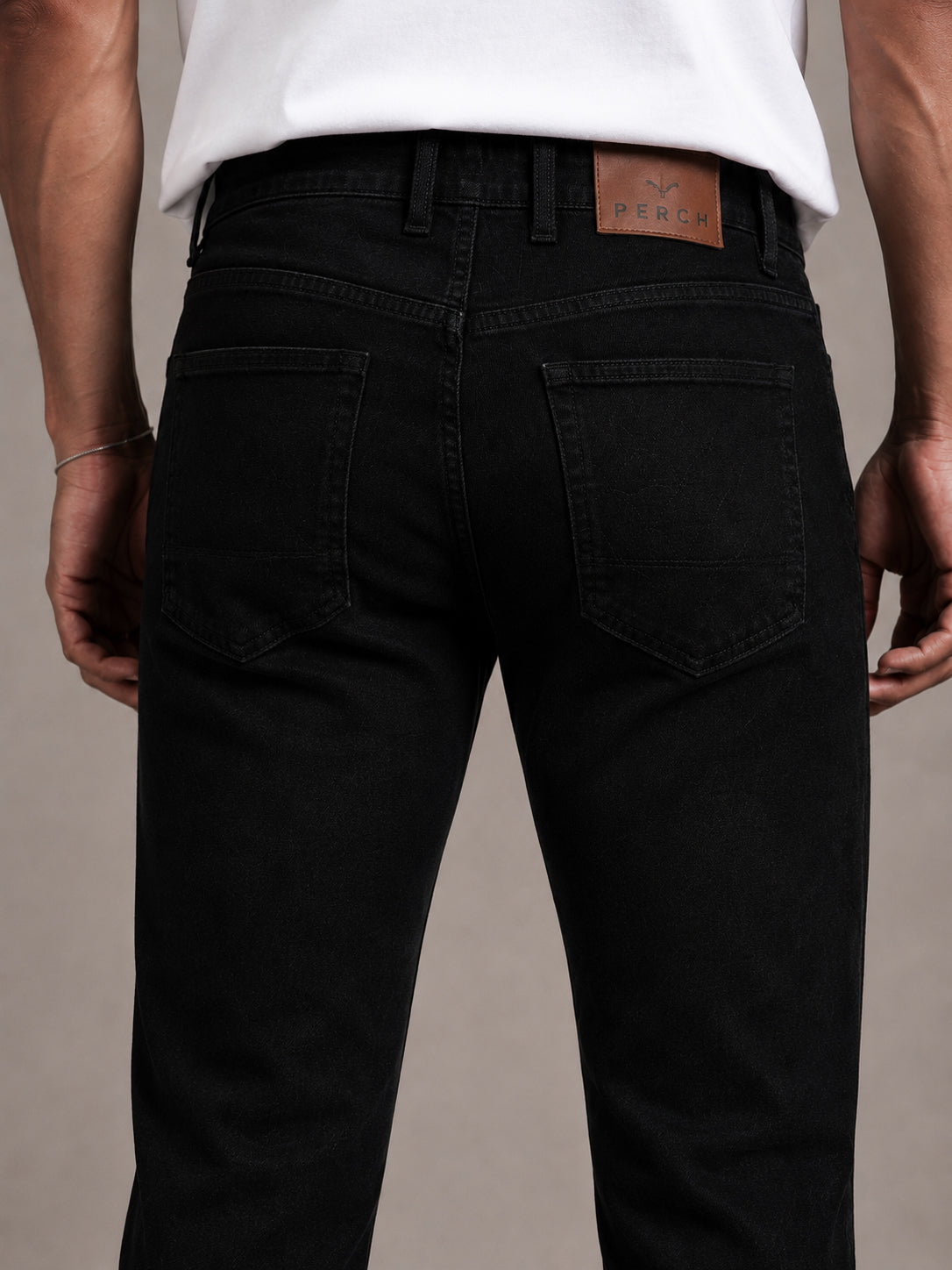 Jet Black Skinny Fit Jeans