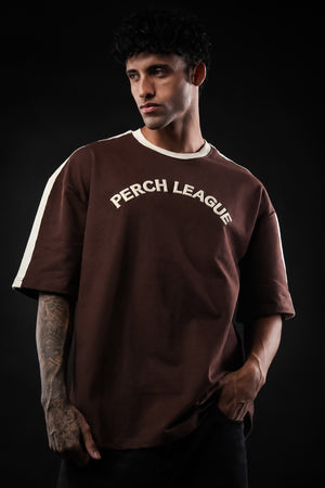 Brown Perch League Oversized Tshirt