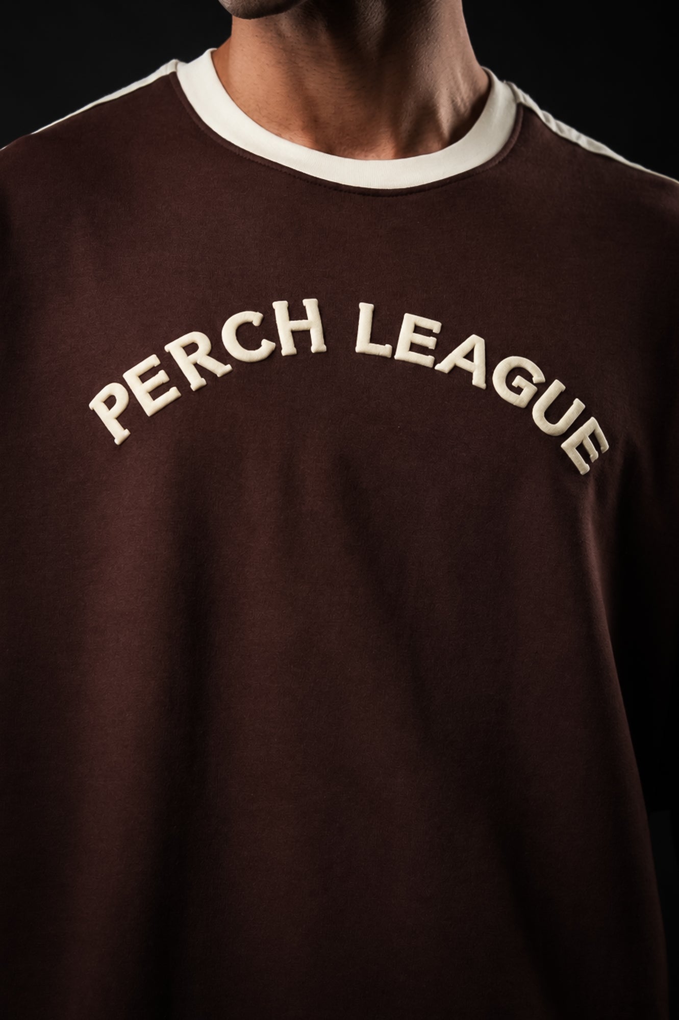 Brown Perch League Oversized Tshirt