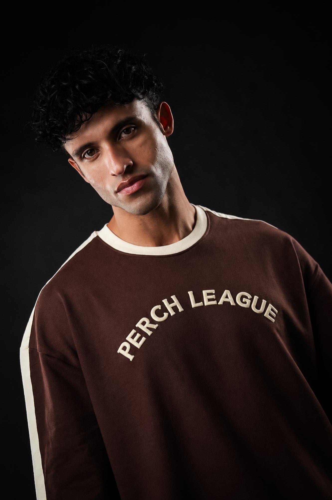 Brown Perch League Oversized Tshirt