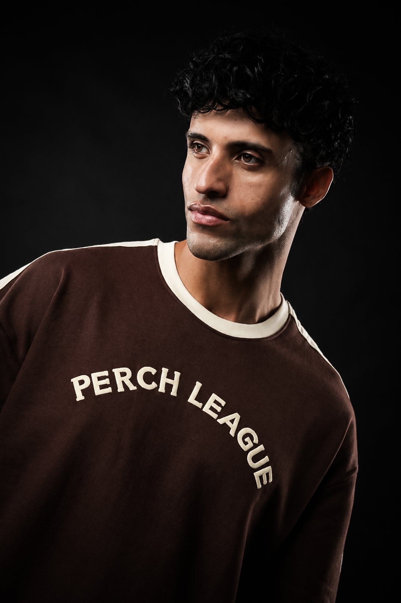 Brown Perch League Oversized Tshirt