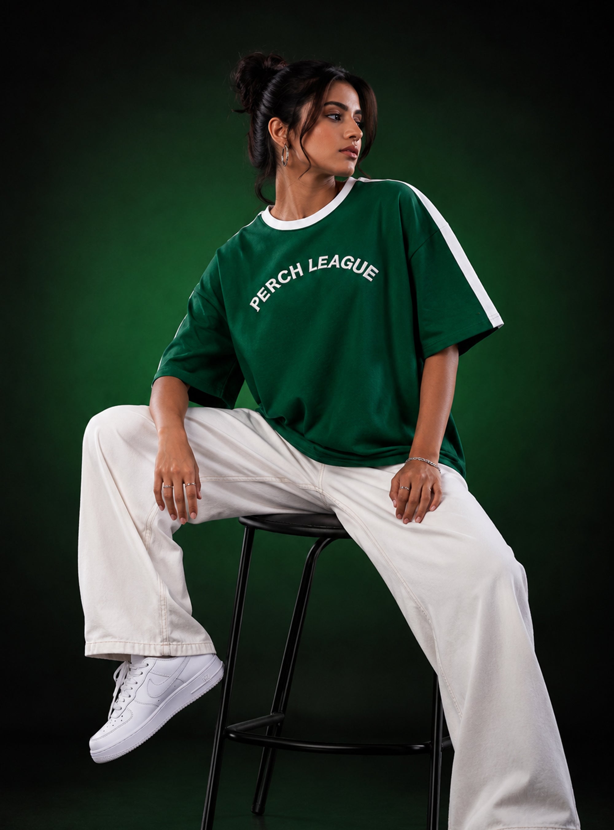 Forest Green Perch League Oversized Tshirt