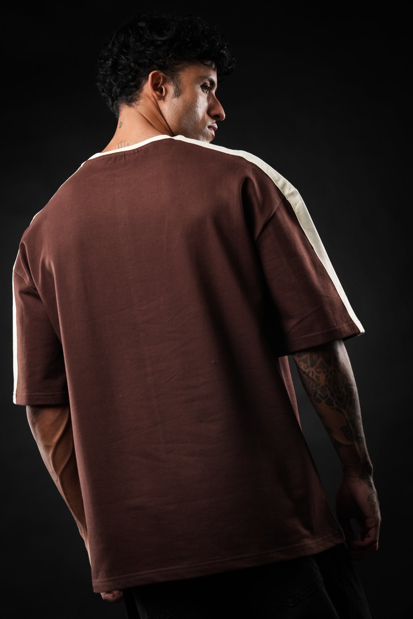 Brown Perch League Oversized Tshirt