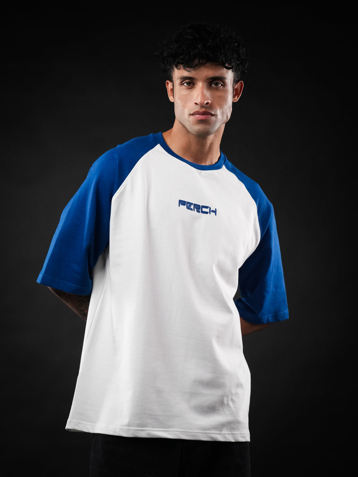 Royal Blue Raglan Sleeve Oversized Tshirt