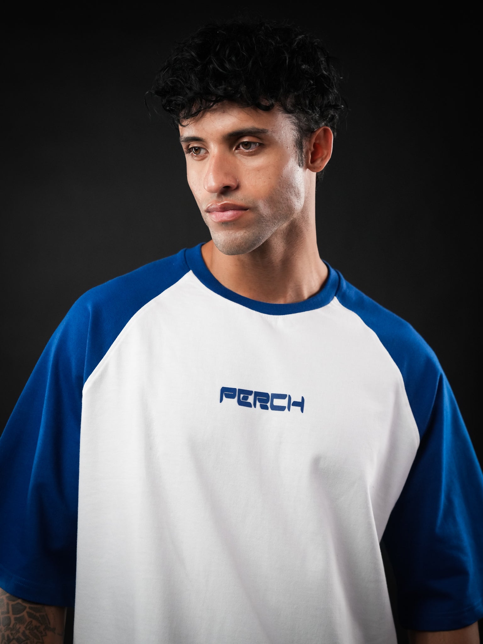 Royal Blue Raglan Sleeve Oversized Tshirt